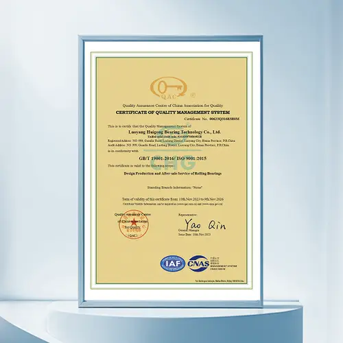 GB/T 19001-2016 / ISO 9001:2015 Certificate of Quality Management System